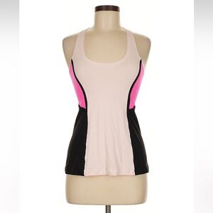 Lululemon Athletica Pink and Black Tank Top